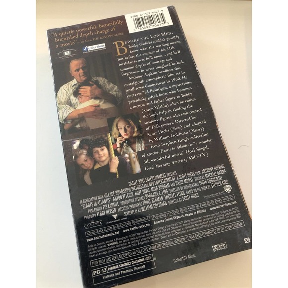 Hearts in Atlantis (2002, VHS) FACTORY‎ SEALED - Picture 2 of 3